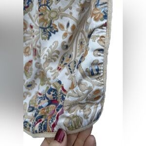 Vintage Chaps Ralph Lauren pillowcase covers 2 standard floral 100% cotton multi